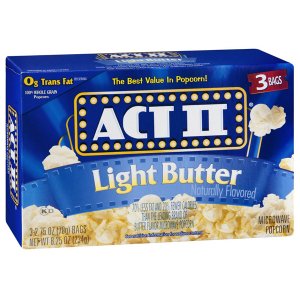 Light Butter Microwave Popcorn