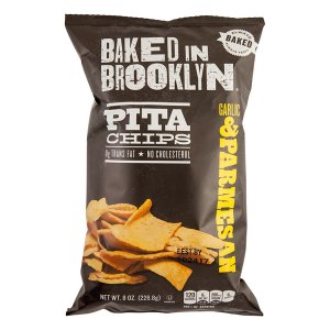 Baked In Brooklyn Pita Chips - Garlic & Parmesan