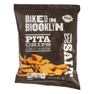 Baked In Brooklyn Pita Chips - Sea Salt