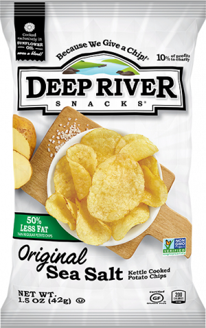 Deep River Lightly Salted Reduced Fat Kettle Chips