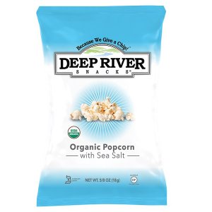 Deep River Organic Popcorn with Sea Salt