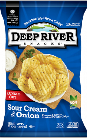 Deep River Sour Cream and Onion Cooked Potato Chips