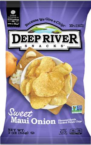 Deep River Sweet Maui Onion Kettle Chips