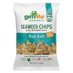 Sea Salt Seaweed Chips with Brown Rice