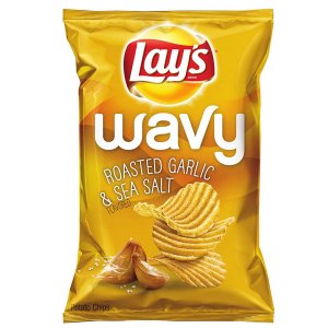 Wavy Garlic & Sea Salt Potato Chips