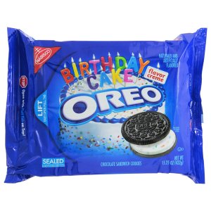 Oreo Birthday Cake Chocolate Sandwich Cookies