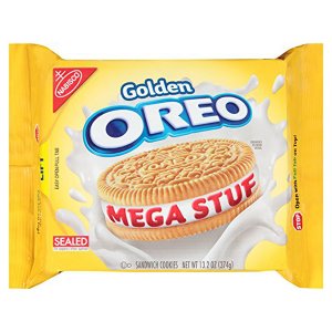 Oreo Golden Mega Stuf Sandwich Cookies