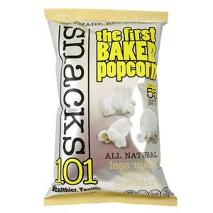 White Cheddar Baked Popcorn