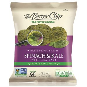 Spinach & Kale with Sea Salt Tortilla Chips