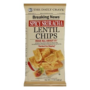 Spicy Sriracha Lentil Chips