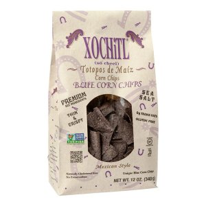 XOCHiTL Unique Blue Corn Chips - Sea Salt